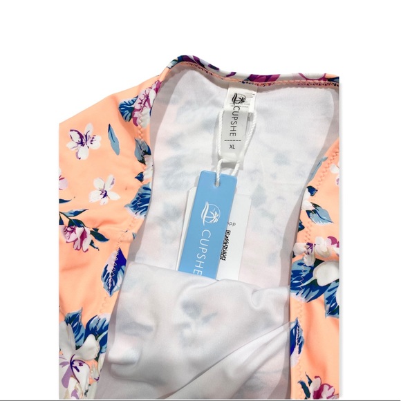 NWT Cupshe Floral Bathing Suit Bikini Bottom Size XL - Picture 6 of 8